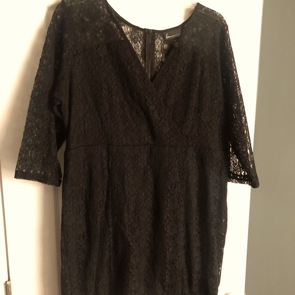 Black Lace Dress, Size 20, Lane Bryant - Picture 1 of 4